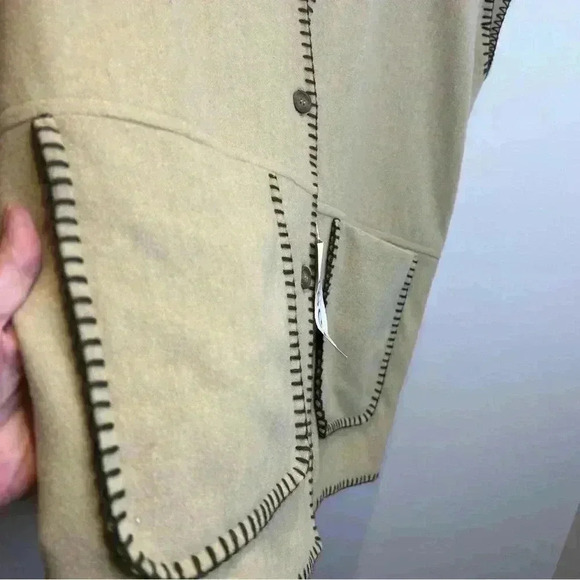 NWT OLSEN Wool Cashmere Vest PTP 24” - Picture 11 of 13